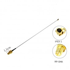 Patch Cable, RP-SMA female to IPEX female, 10cm Patch Cable, RP-SMA female to IPEX female, 10cm