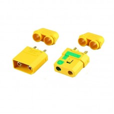 XT90S 2 Way Connector Pair with Inrush Spark Suppression XT90S 2 Way Connector Pair with Inrush Spark Suppression