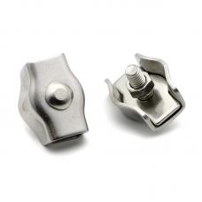 Wire Clamp 3mm Single Stud